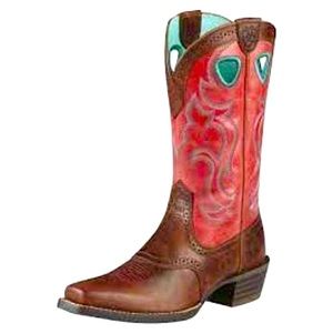 Ariat Women’s Red/Teal Boot.